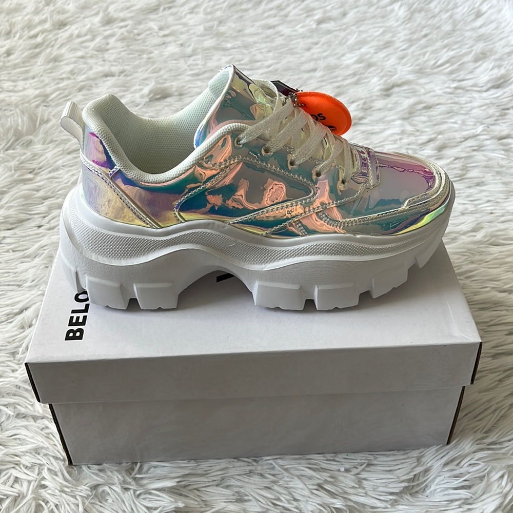 Holographic Chunky Sneakers